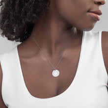 Load image into Gallery viewer, Paw Print Disc Necklace, Sterling Silver - MiShelli
