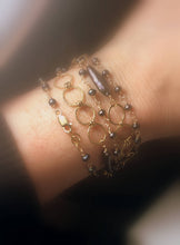 Load image into Gallery viewer, Pearl Gold Necklace, Grey Freshwater Pearl Stick, Wrap Necklace - MiShelli