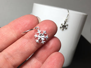 Snowflake Drop Earrings - MiShelli