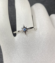 Load image into Gallery viewer, Star Birthstone Ring Sterling Silver - MiShelli