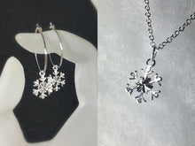Load image into Gallery viewer, Snowflake Hoop Jewelry Gift Set - MiShelli