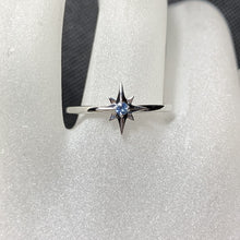 Load image into Gallery viewer, 18K Gold Star Birthstone Ring - MiShelli