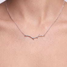 Load image into Gallery viewer, Branch Bar Necklace, Sterling Silver Twig Pendant