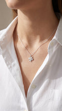 Load image into Gallery viewer, Shamrock Necklace .925 Sterling Silver Clover Pendant