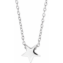 Load image into Gallery viewer, 14K Gold Star Petite Necklace - MiShelli