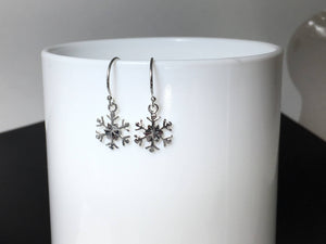 Snowflake Drop Earrings - MiShelli
