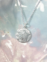 Load image into Gallery viewer, Silver Sand Dollar Disc Necklace - MiShelli