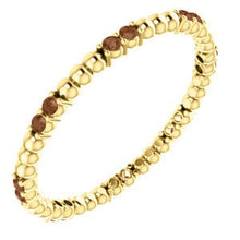 Load image into Gallery viewer, Chocolate Diamond Stacking Ring - MiShelli