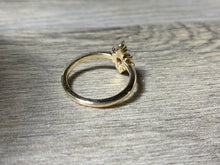 Load image into Gallery viewer, Princess Diamond Cluster Halo Ring 14K Gold - Design Your Own - Choose Your Stone - MiShelli