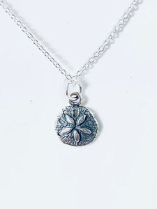 Sand Dollar Necklace .925 Sterling Silver - MiShelli