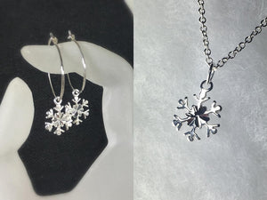 Snowflake Hoop Jewelry Gift Set - MiShelli