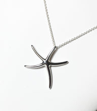 Load image into Gallery viewer, Silver Starfish Pendant Necklace - MiShelli